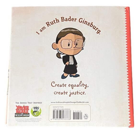 I am Ruth Bader Ginsburg, Ordinary People Change the World Book Series Hardcover - Picture 7 of 8